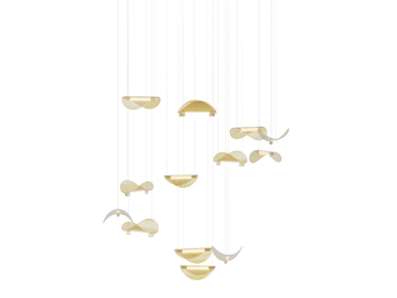 MANTA - Modular Murano glass pendant lamp by Paolo Castelli - view 2